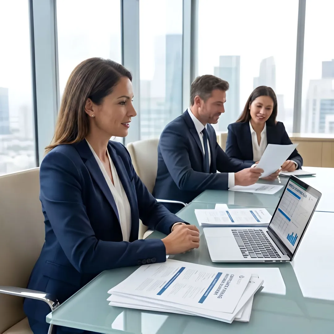 Fintech hiring consultation in progress