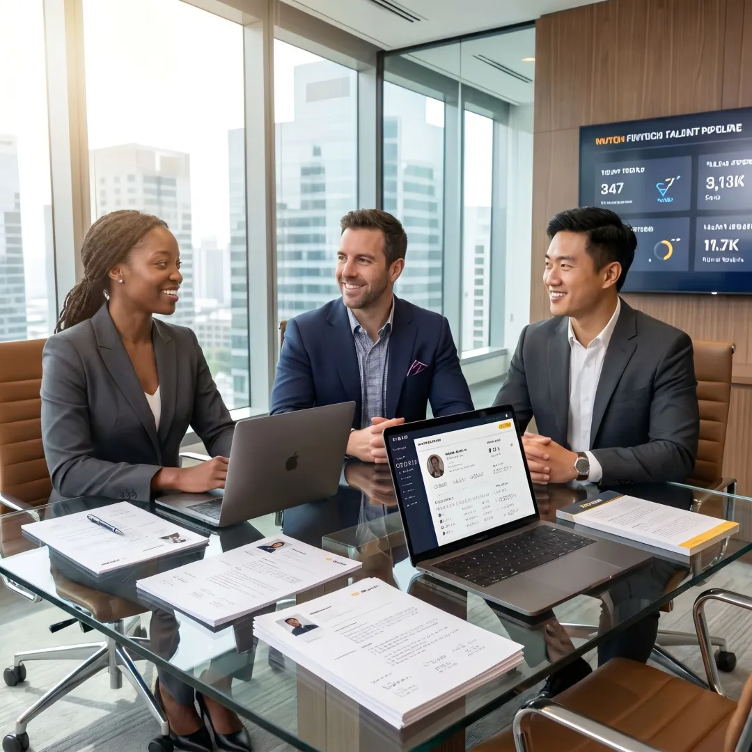 Fintech staffing consultation with hiring team
