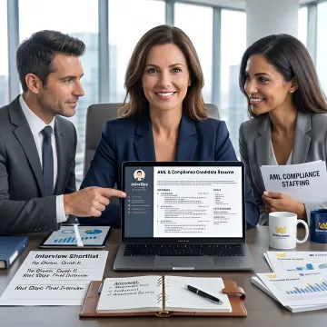 AML recruiter supporting financial services hiring