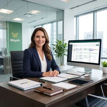 Executive assistant supporting leadership team in a modern office