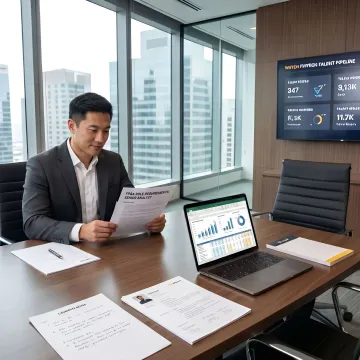 Finance recruiter reviewing FP&A hiring requirements