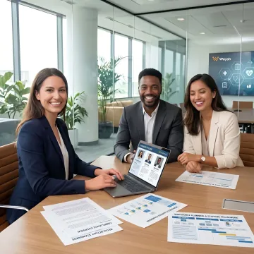 Healthtech staffing consultation with hiring team