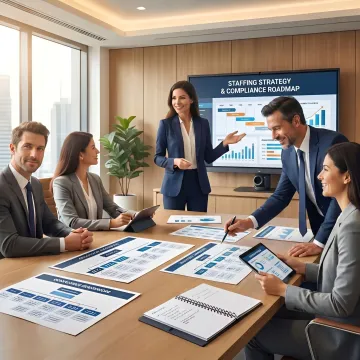 Interim staffing support for regulated business teams