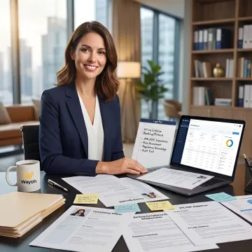 Recruiter sourcing compliance talent for financial services
