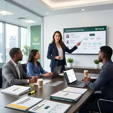 Executive search strategy meeting