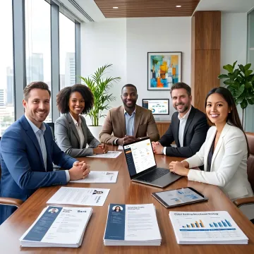 Recruitment team reviewing candidates for regulated industry staffing