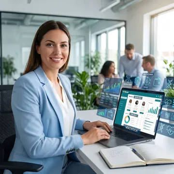 Recruiter reviewing candidate application for regulated industry role