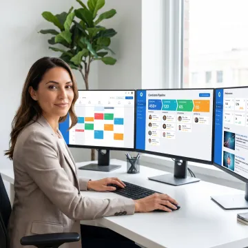 Recruiter coordinating high-volume hiring for regulated industries