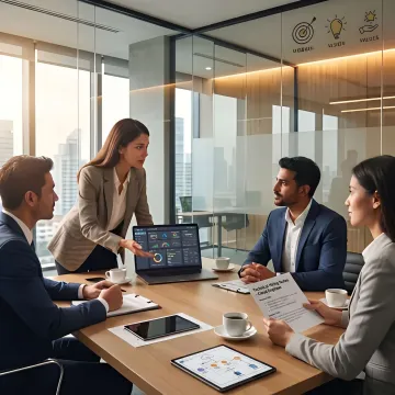 Cloud engineer and recruiter discussing hiring needs
