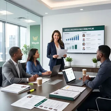 Recruiter supporting enterprise account executive hiring