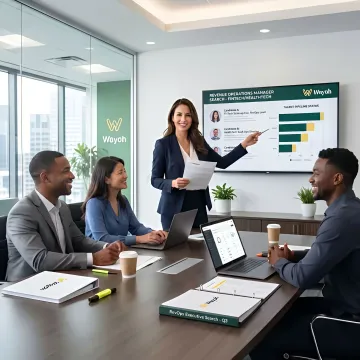 Recruiter discussing revenue operations hiring needs
