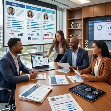 IT recruitment team reviewing candidates for regulated industries