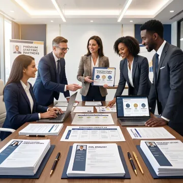 Staffing support for regulated industry hiring