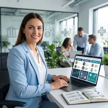 Recruiter matching regulated industry talent with employers