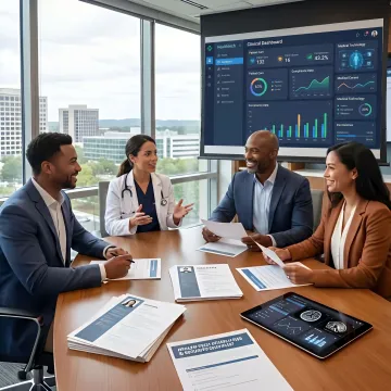 Healthtech team interviewing a nurse practitioner candidate