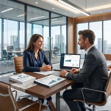Executive recruiter meeting CFO candidate