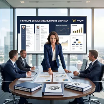 Recruitment meeting for banking roles