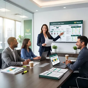 Healthtech recruiter discussing sales hiring strategy