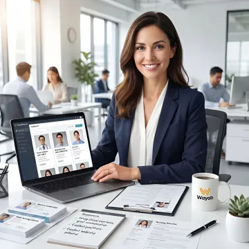 Healthtech recruiter reviewing nurse practitioner candidates