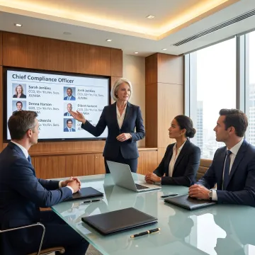 Financial services compliance executive search consultation