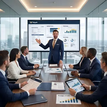 Recruiter consulting with fintech hiring team