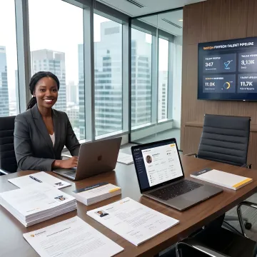 Recruiter evaluating compliance officer candidates