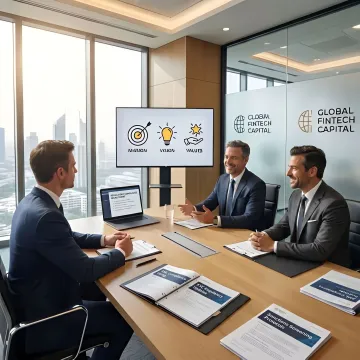 Recruiter discussing financial crime hiring needs with client