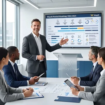 Interim product executive leading roadmap discussion