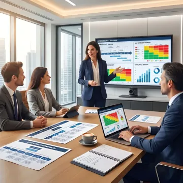 Cybersecurity leader reviewing banking security strategy