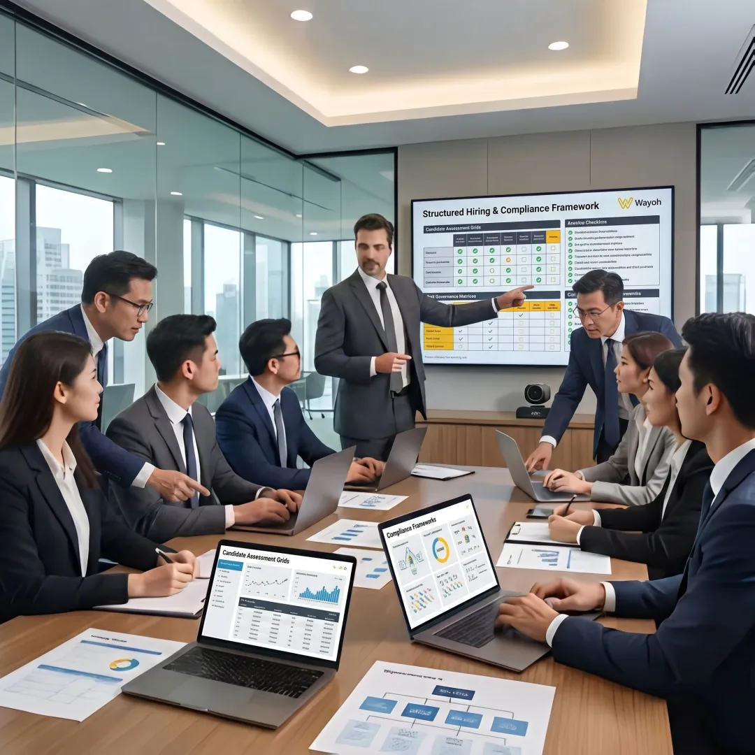 AI governance recruiting consultation for financial services leaders
