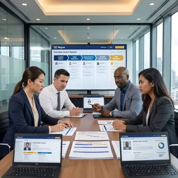 Structured executive search process for AI governance leaders
