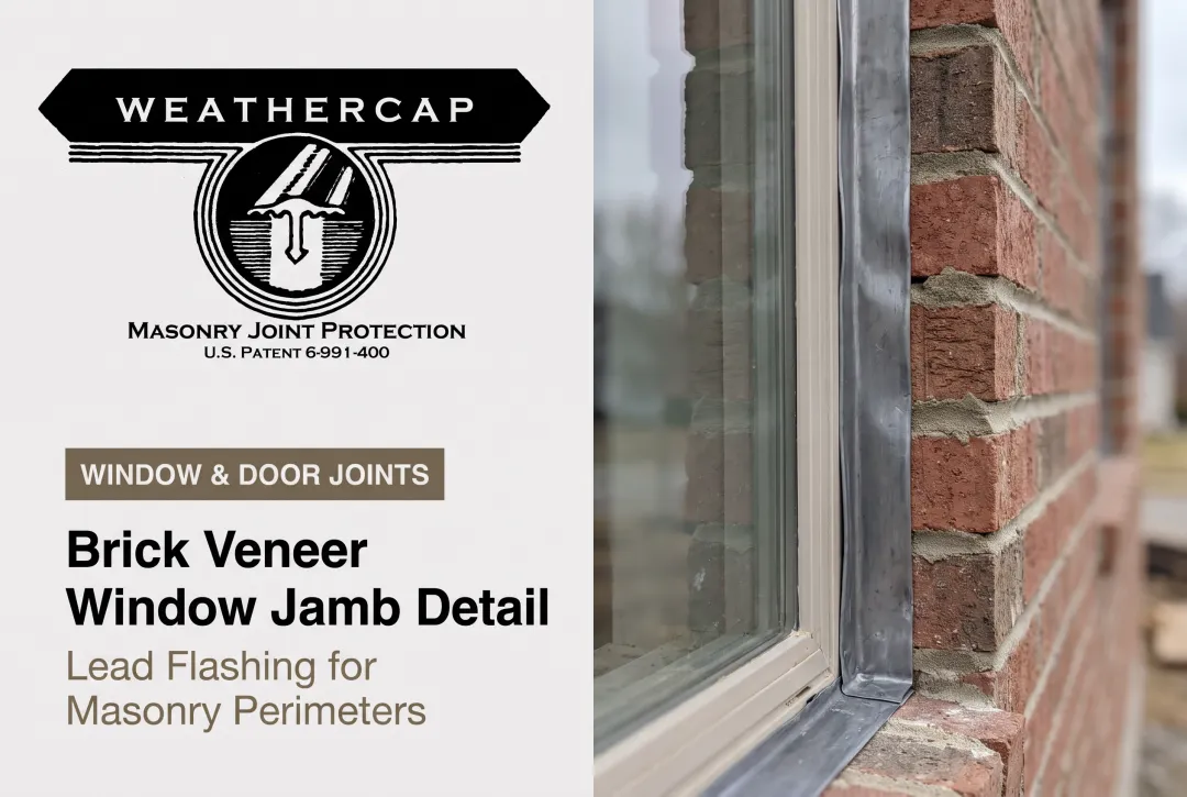 Brick Veneer Window Jamb Detail