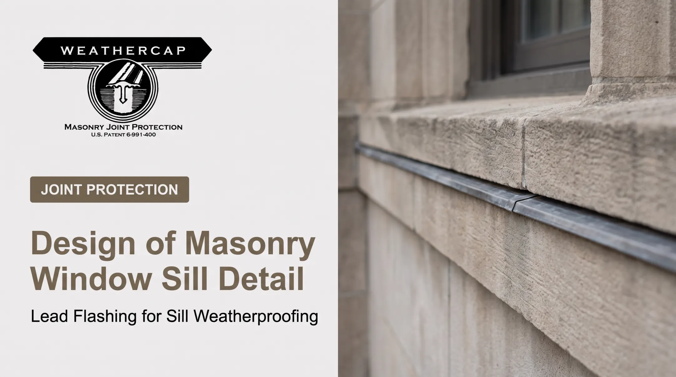 Design of Masonry Window Sill Detail