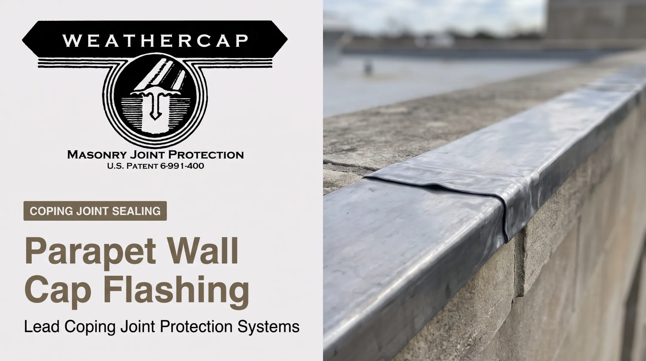 Parapet Wall Cap Flashing