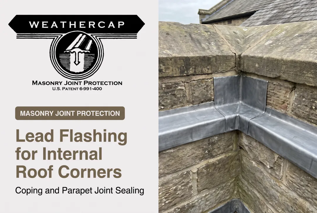 Lead Flashing for Internal Roof Corners