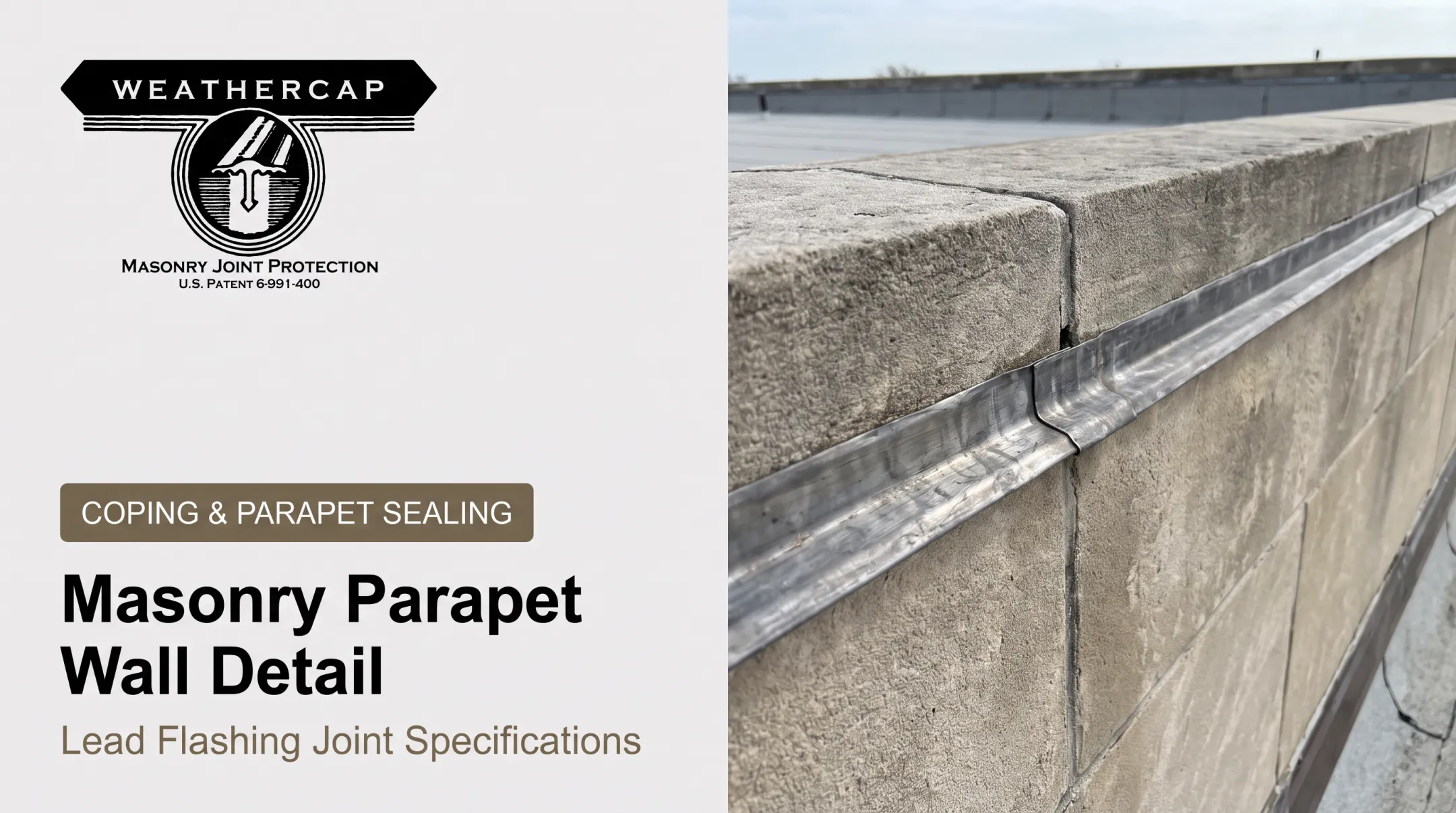 Masonry Parapet Wall Detail