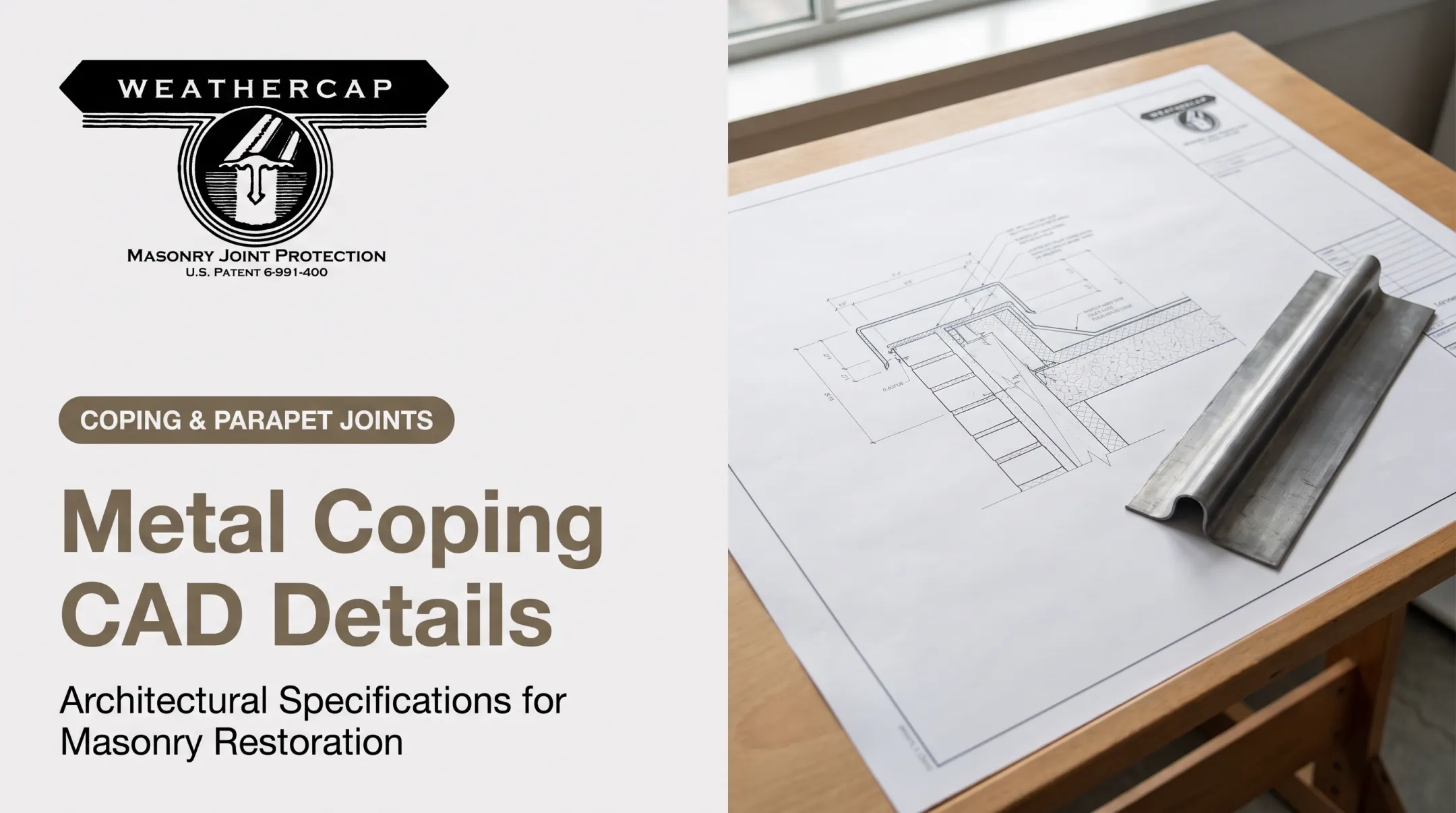 Metal Coping CAD Details