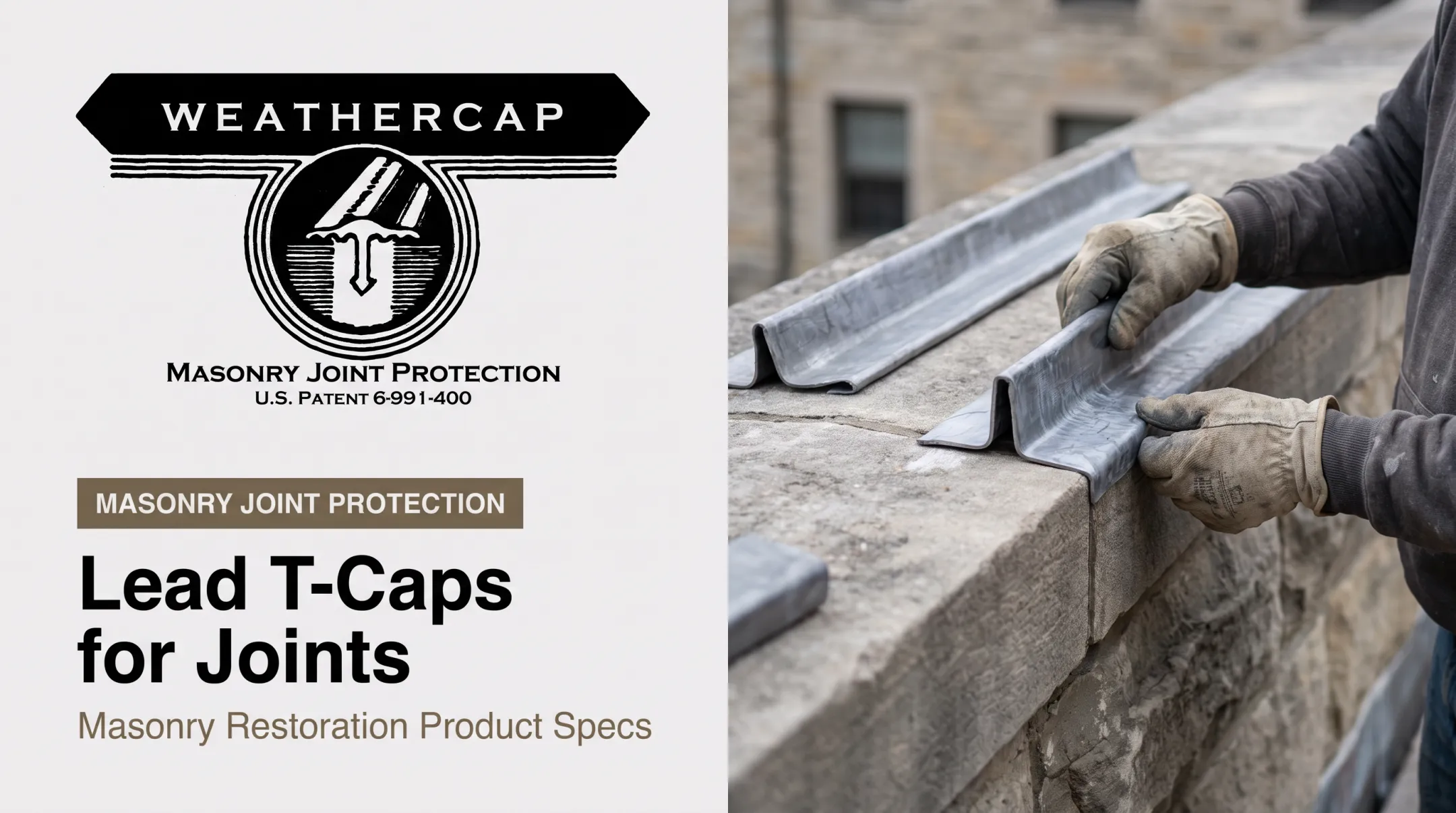 Lead T-Caps for Joints