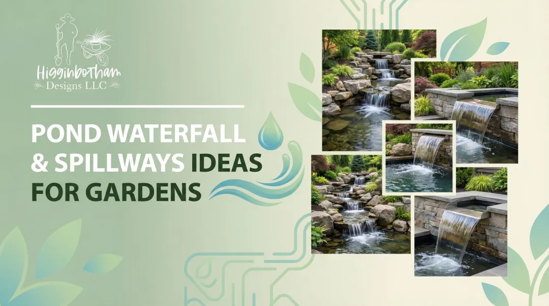 Cover image for Pond Waterfall and Spillways Ideas for Gardens