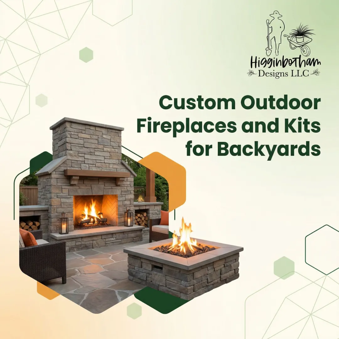 Custom Outdoor Fireplaces and Kits for Backyards