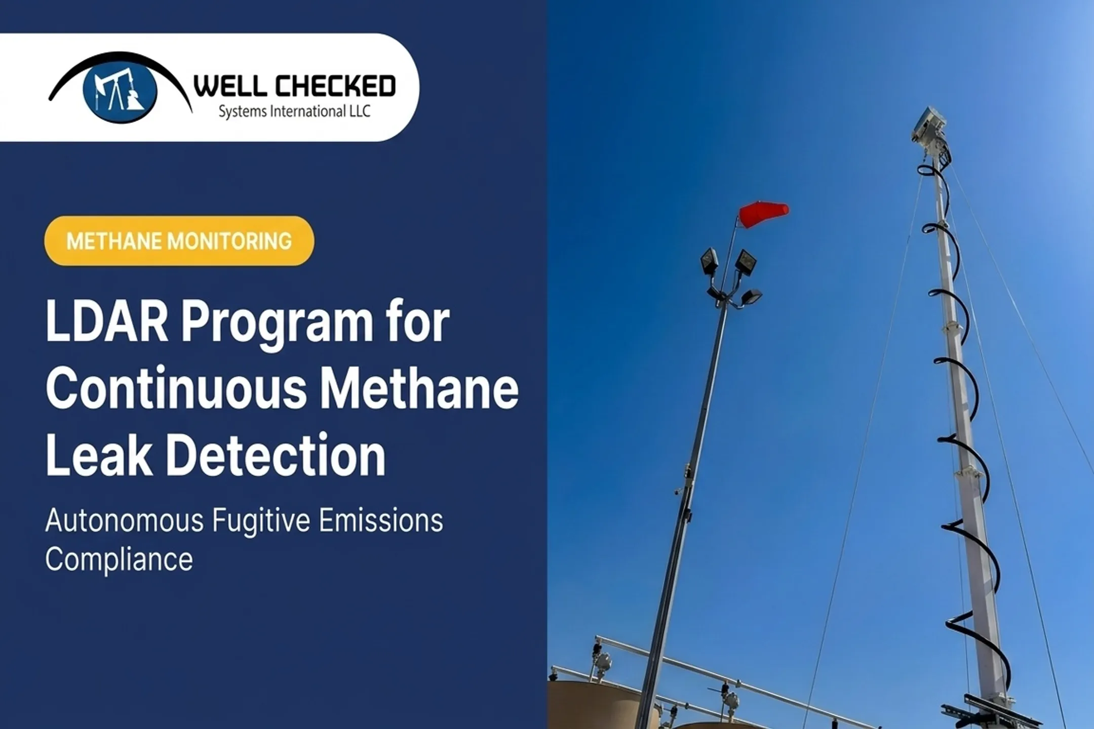 LDAR Program for Continuous Methane Leak Detection
