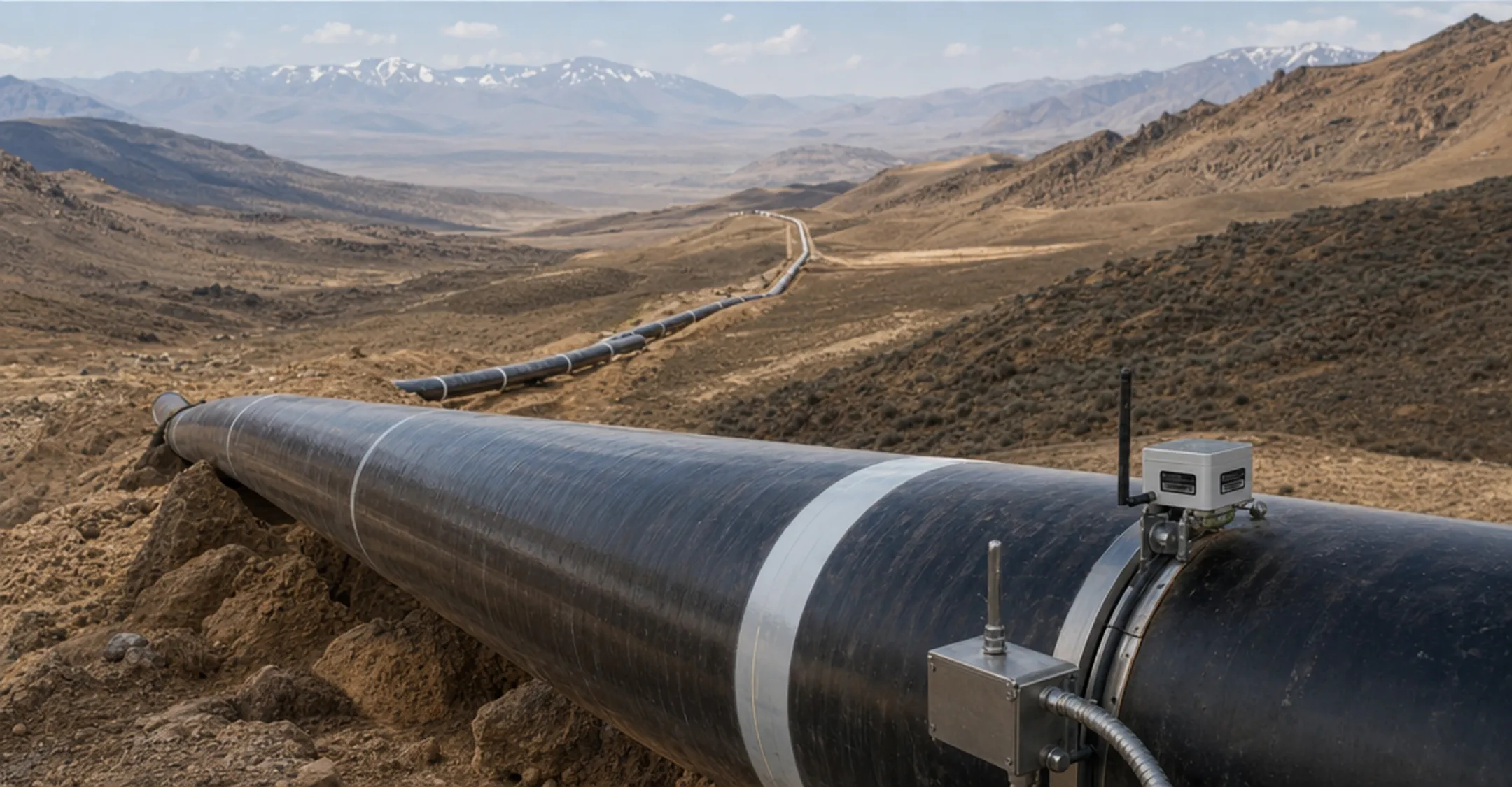Continuous pipeline leak monitoring across a field site