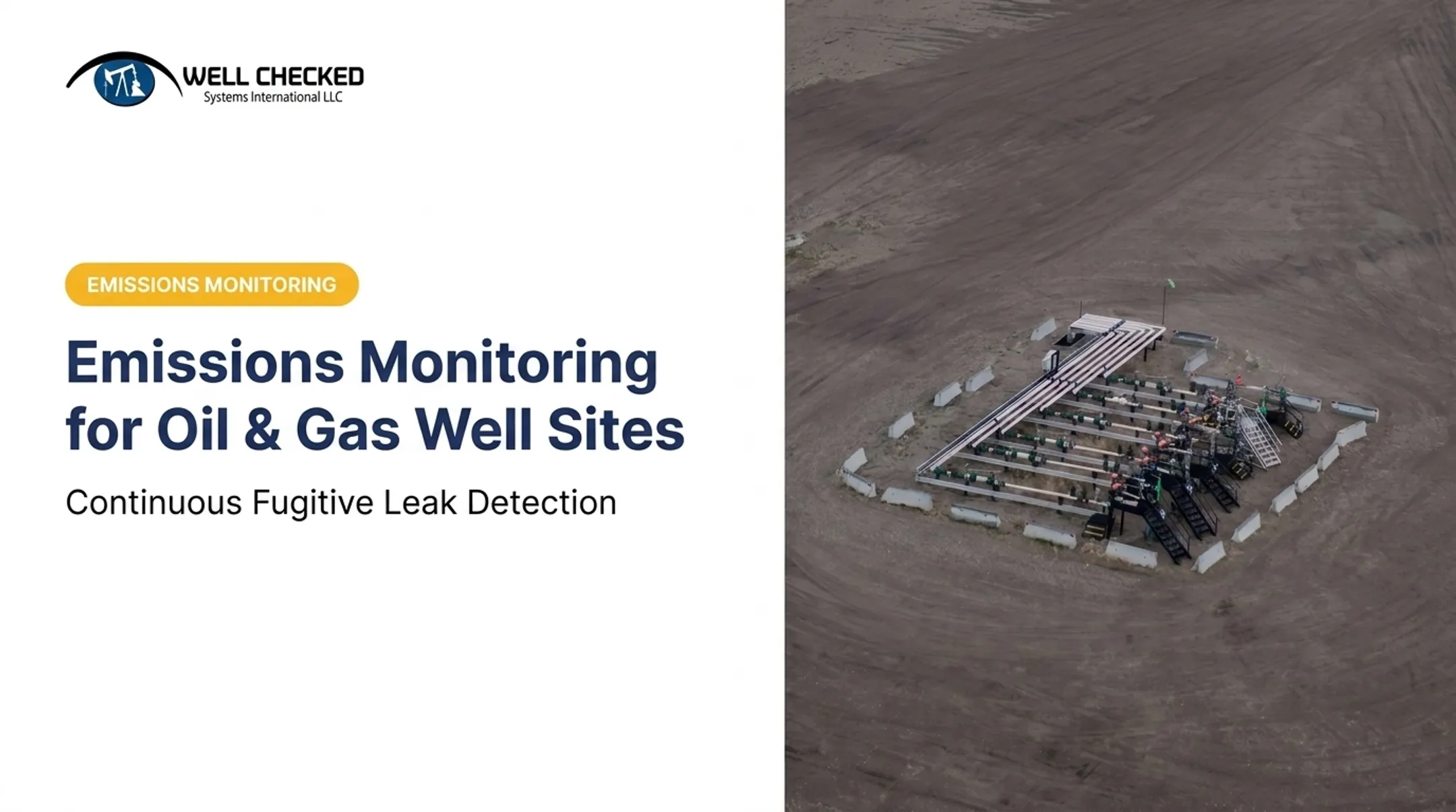 Emissions Monitoring for Oil & Gas Well Sites