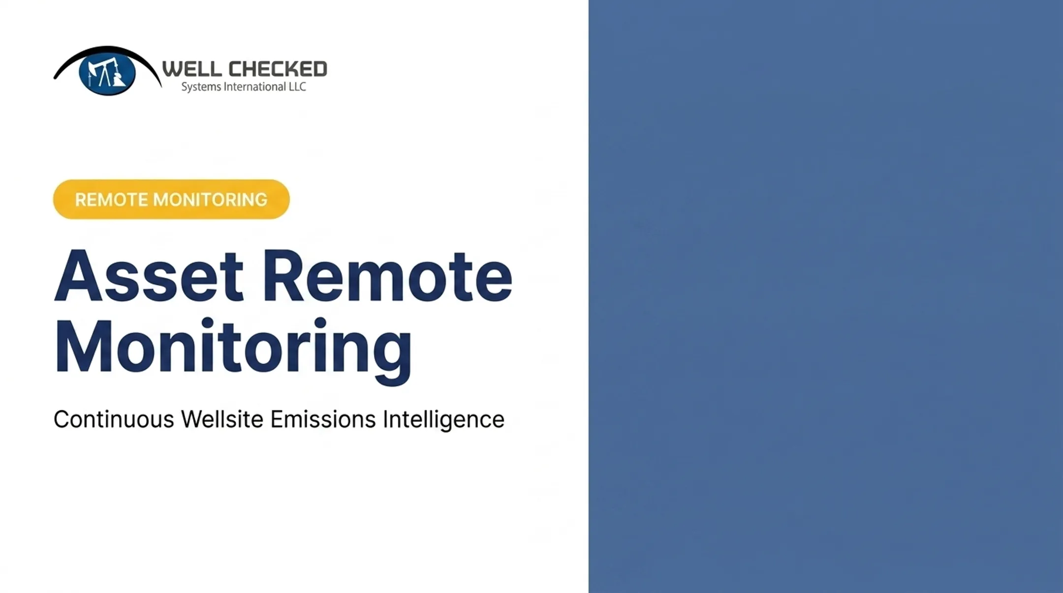 Asset Remote Monitoring