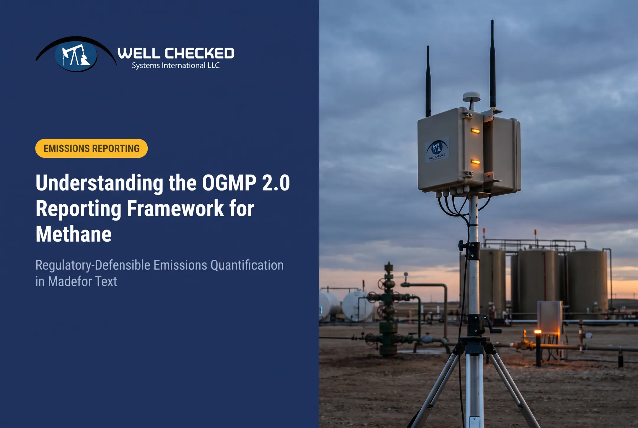Understanding the OGMP 2.0 Reporting Framework for Methane