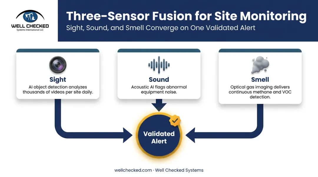 Multi-sensor fusion diagram combining multi-sensor detection