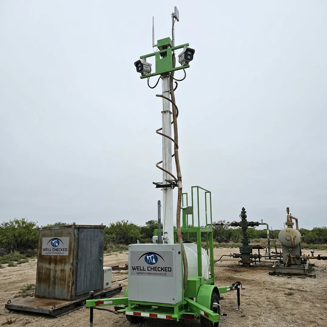 Continuous methane monitoring system at an oil and gas wellsite