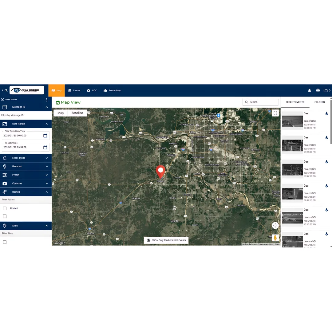 Operator dashboard for remote wellsite monitoring