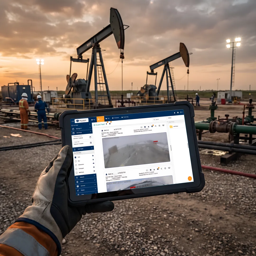 Remote wellsite gas leak detection system