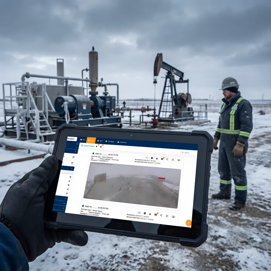 Remote oil and gas emissions monitoring system